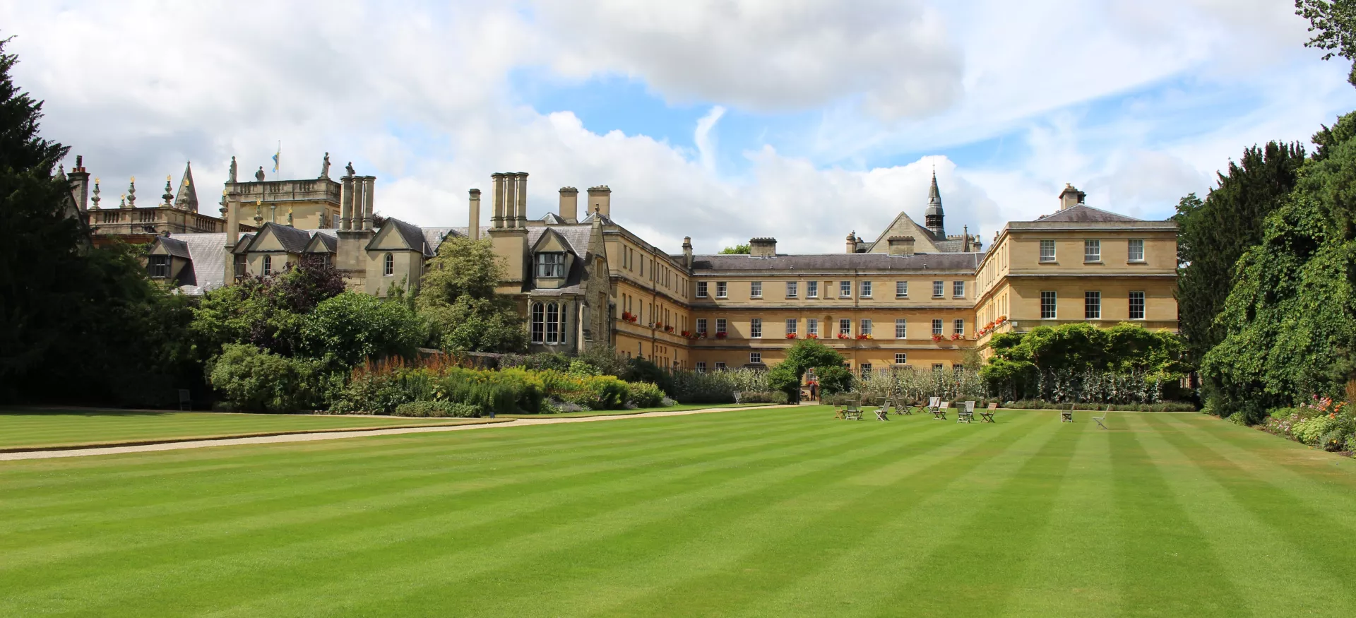 view of Trinity from lawns