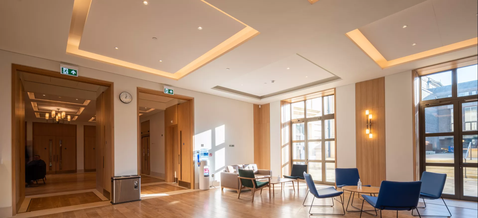 The inside of the Levine Building cafe.