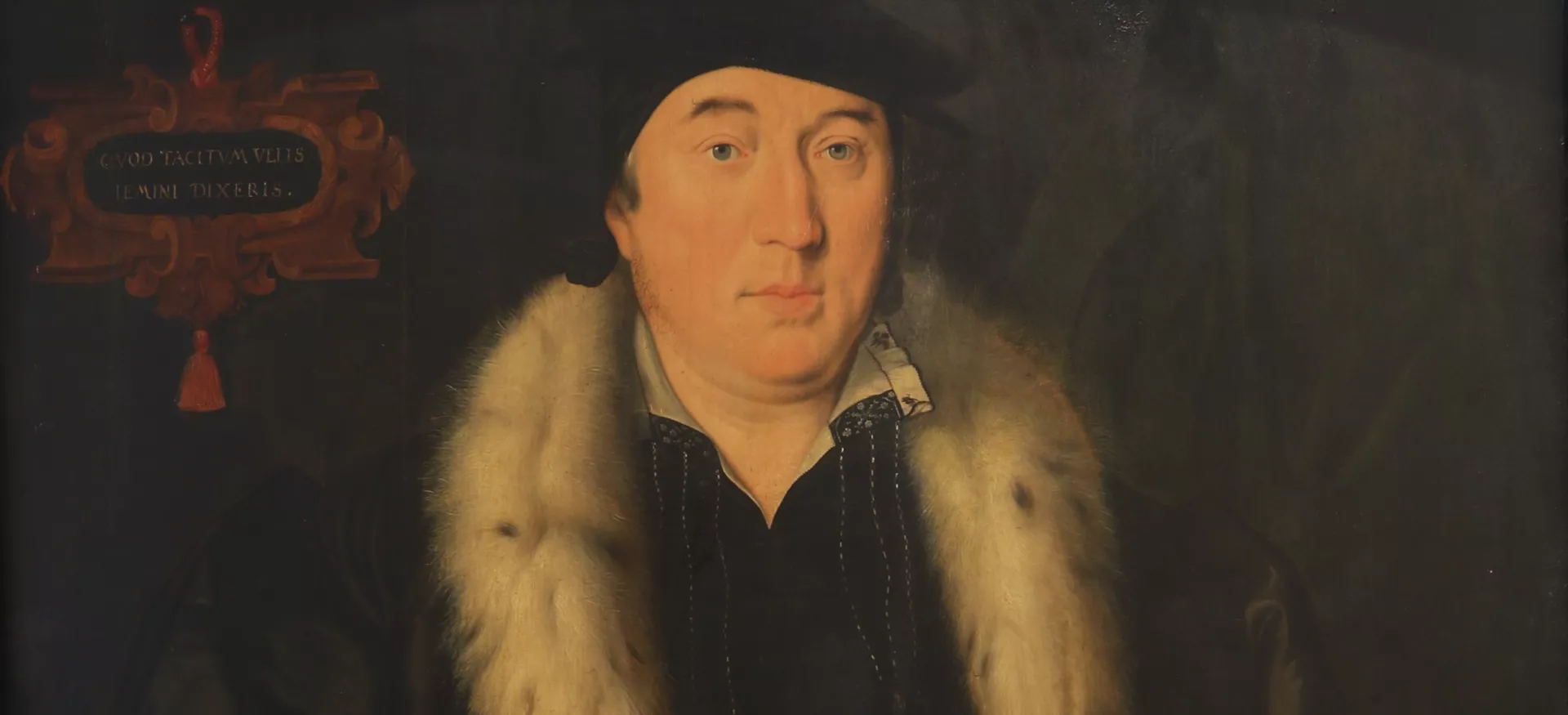 Oil portrait of Trinity's Founder Sir Thomas Pope.