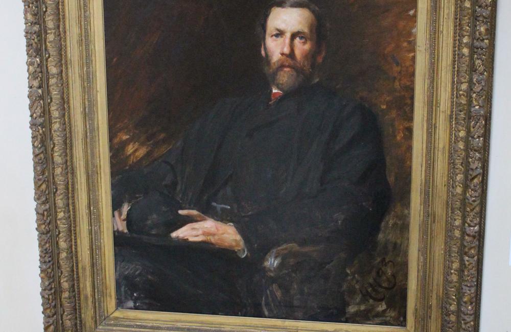 An oil portrait of Henry Francis Pelham.