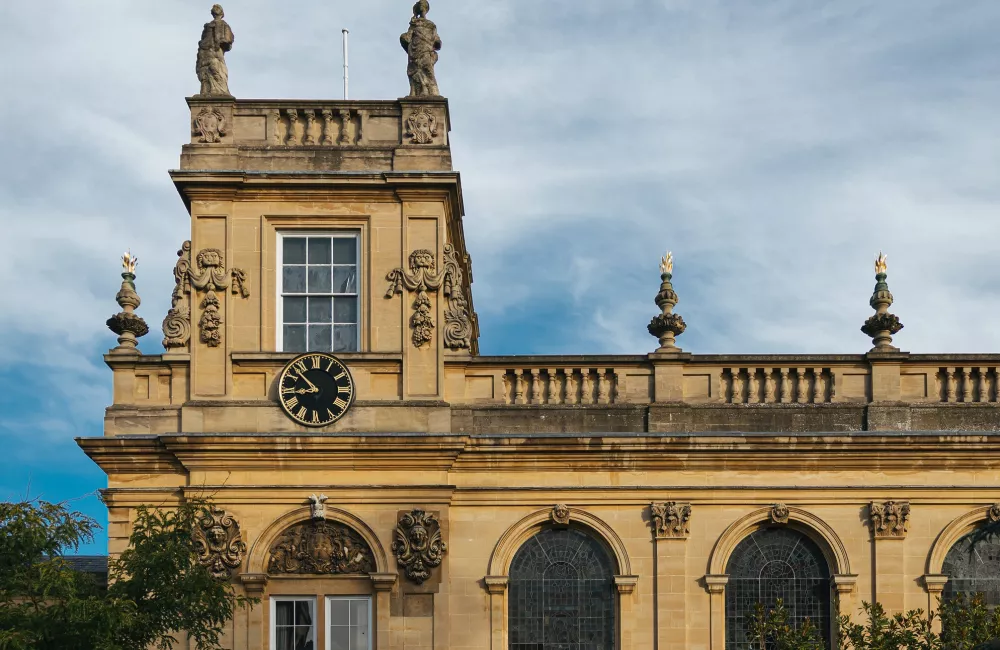 The Trinity college chapel as seen from front quad.