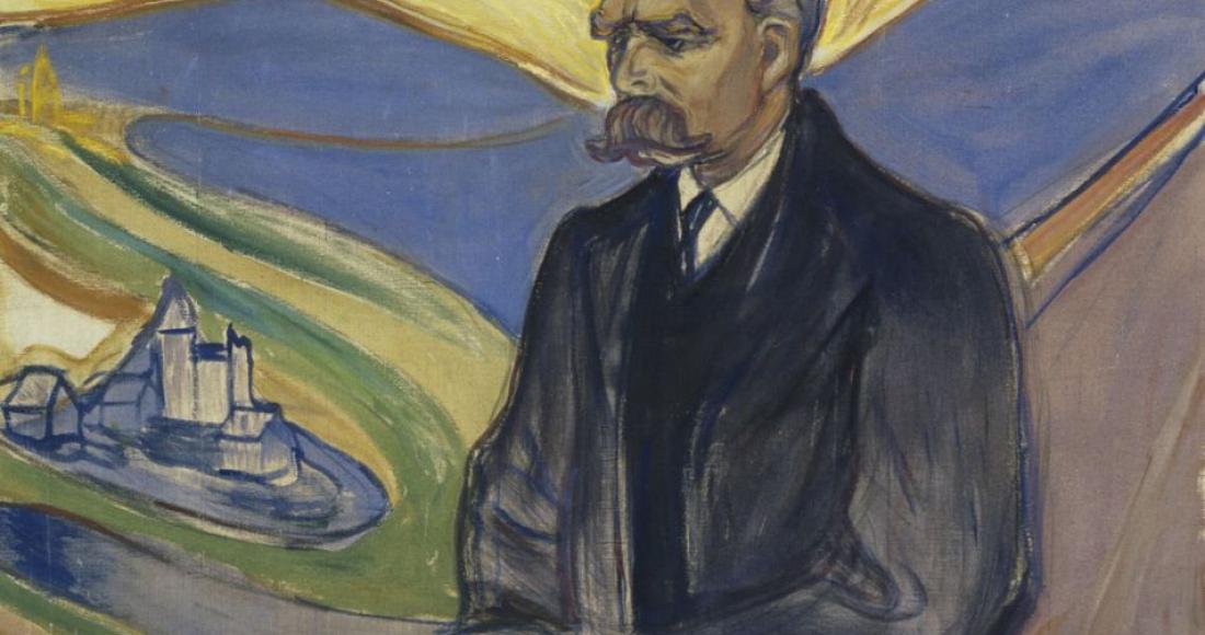 Edvard Munch’s portrait of Friedrich Nietzsche