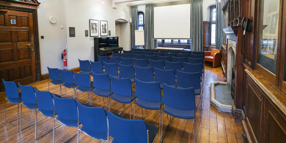 The Sutro Room with theatre seating.