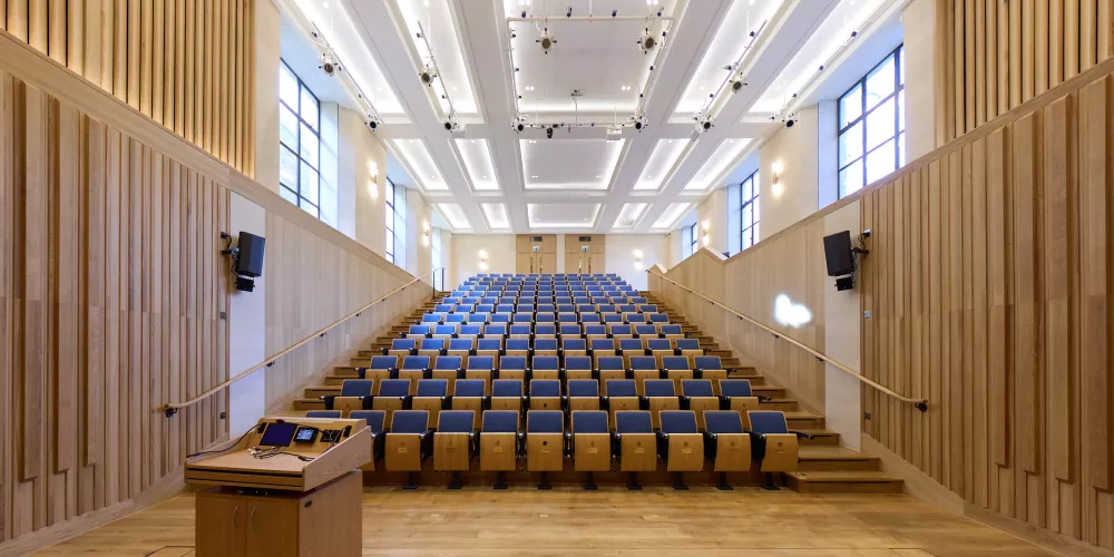 Auditorium view from lectern