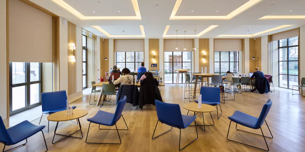 Levine Building cafe. 