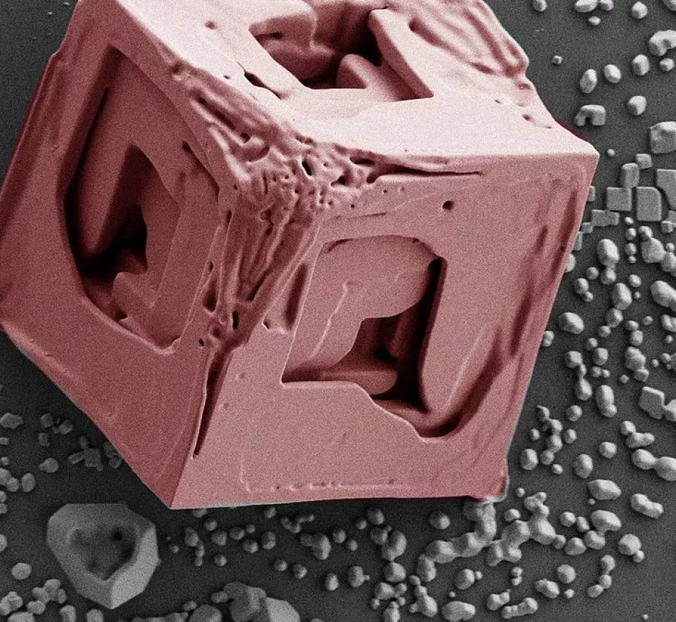 close-up image of material composition.