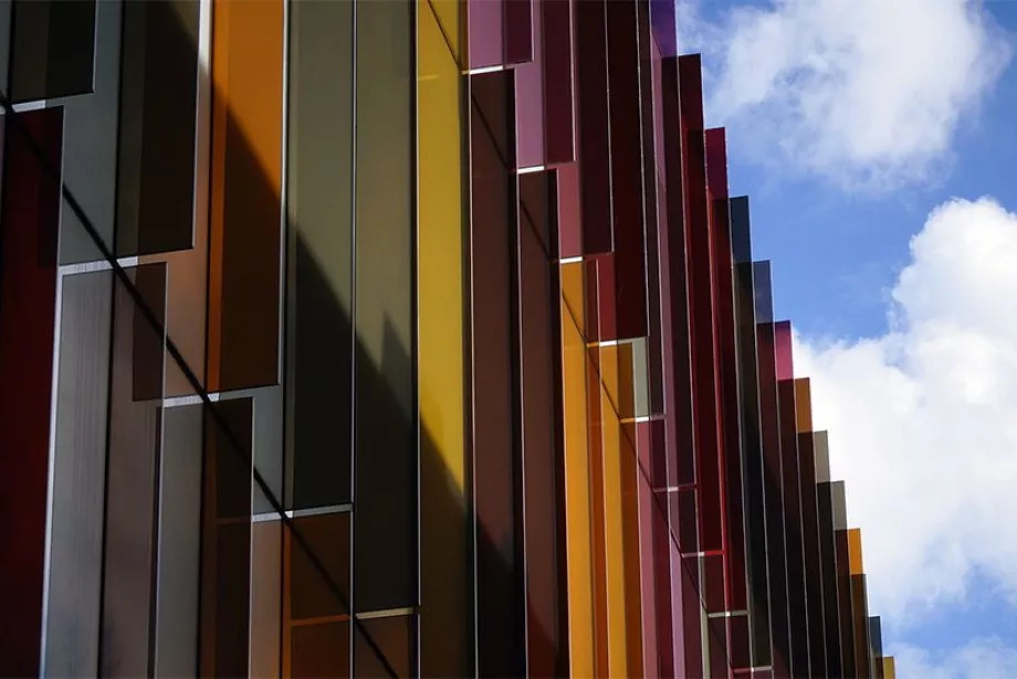 The exterior of the Oxford University Biochemistry building, part of the University Science Area