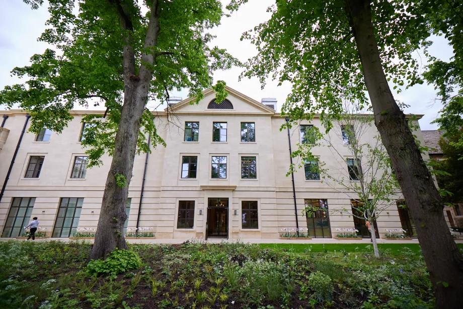 The Levine building as seen from the front. 